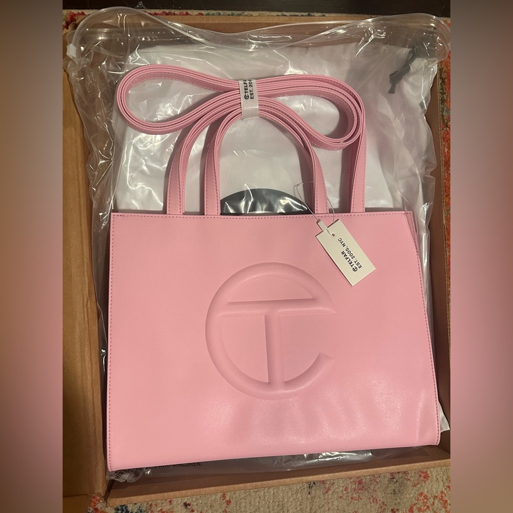 NWT Telfar Bubblegum Pink Medium Shopping Bag